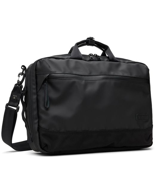 Master Piece Black Slick 3Way Briefcase for men