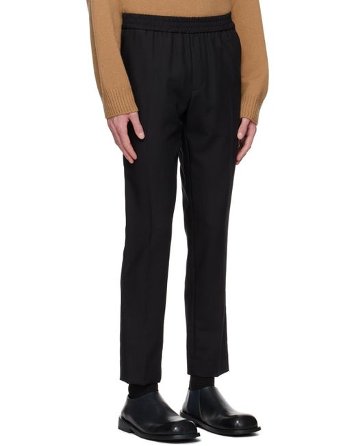 Harmony Black Paolo Trousers for men