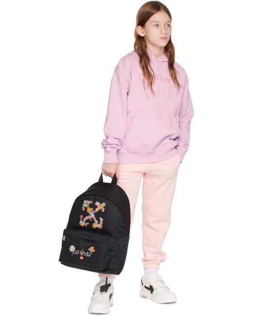 Off-White c/o Virgil Abloh キッズ｜ブラック Funny Flowers バックパック Black