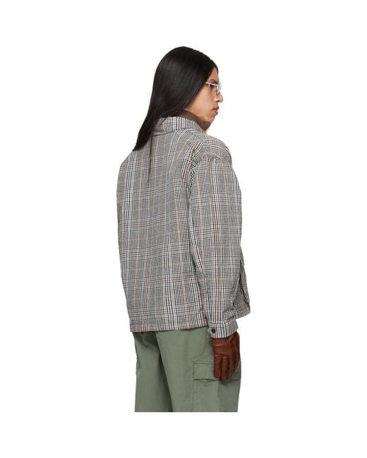 Barbour Black Off- & Westoe Check Casual Jacket for men