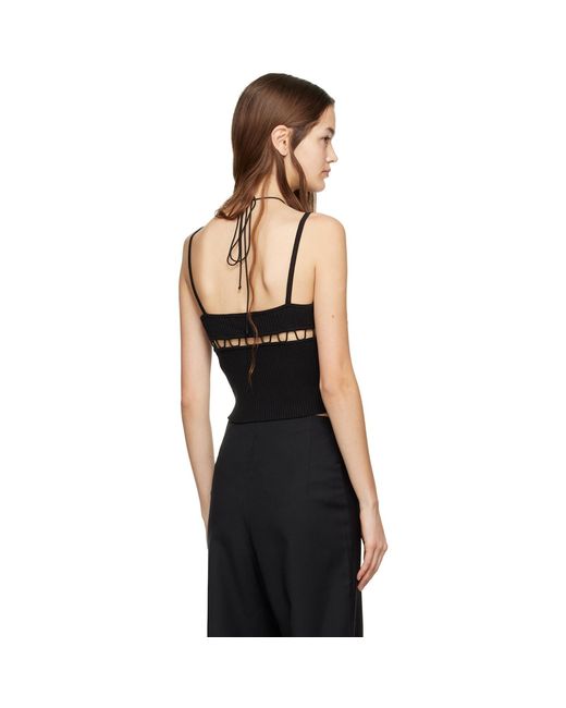 Wynn Hamlyn Black Sunny Tank Top