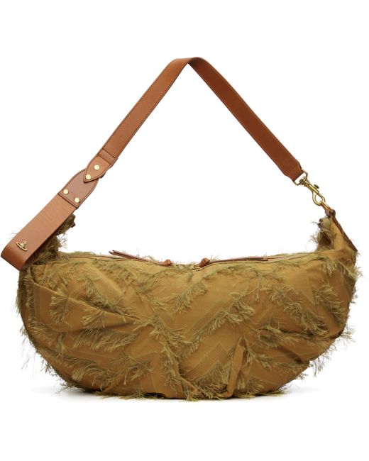Vivienne Westwood Metallic Fringes Fil Coupé Agnes Large Shoulder Bag for men