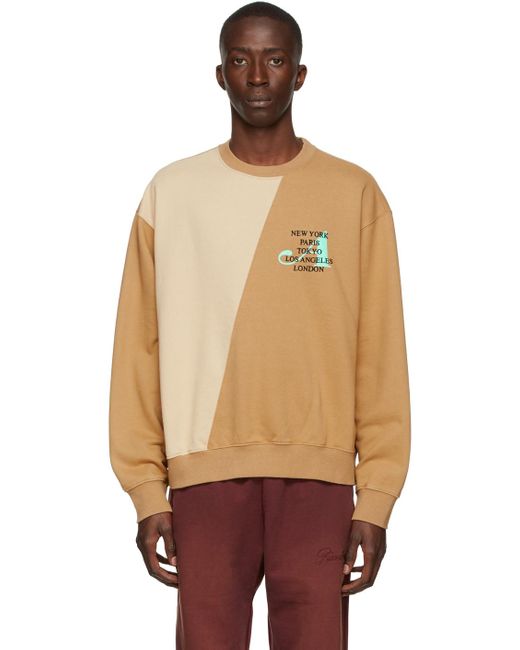 tan sweatshirt men