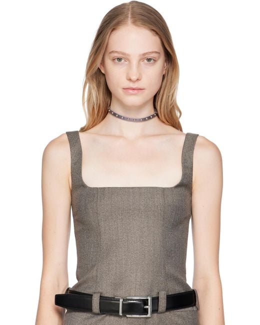 Justine Clenquet Black Ssense Exclusive Dylan Choker