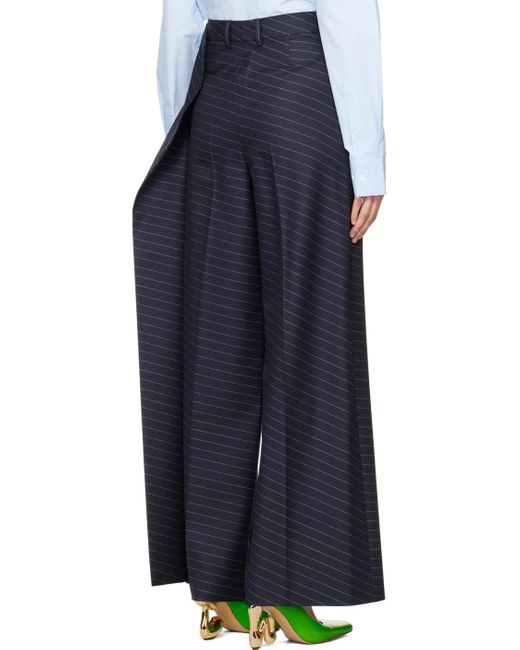 J.W. Anderson Blue Navy Side Panel Trousers