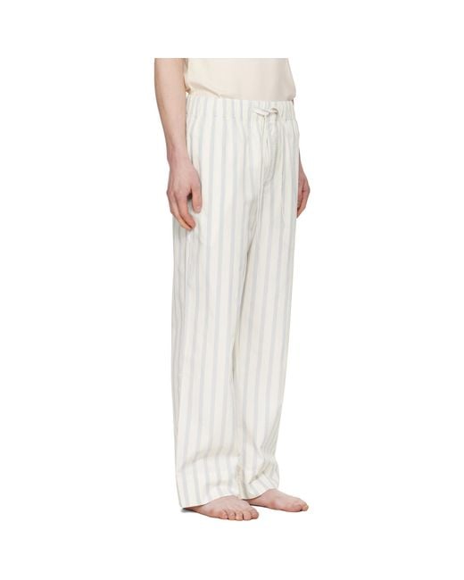 Tekla White Off- & Poplin Pyjama Pants for men