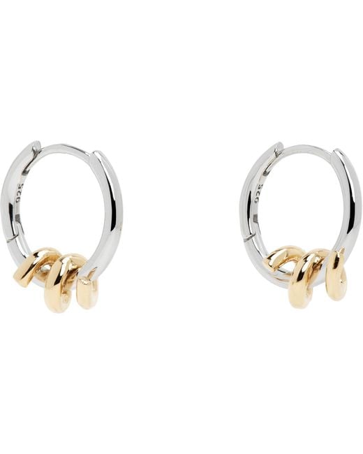 NUMBERING Metallic #4203 Earrings for men