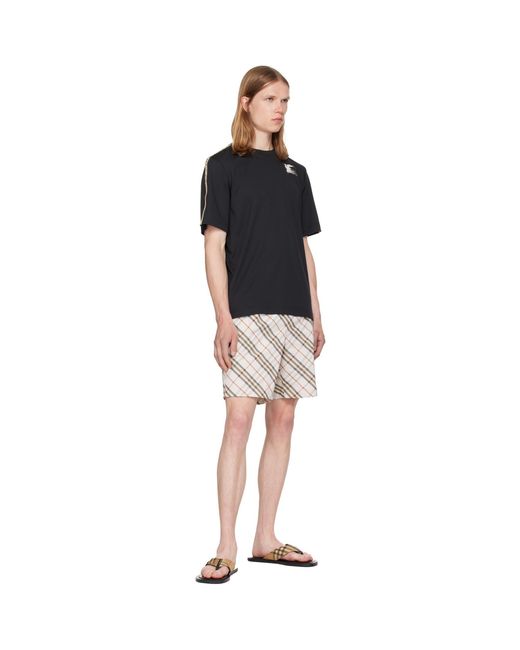 Burberry Brown Check Pavilion Sandals for men