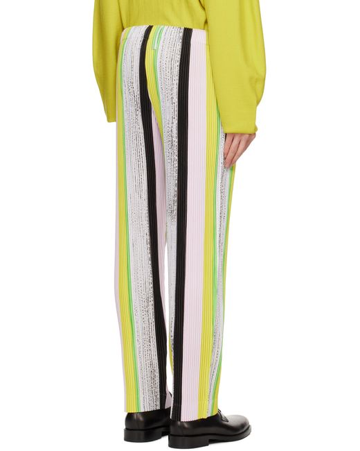 Homme Plissé Issey Miyake Multicolor Ronan Bouroullec Edition Rb_Stripes Trousers for men