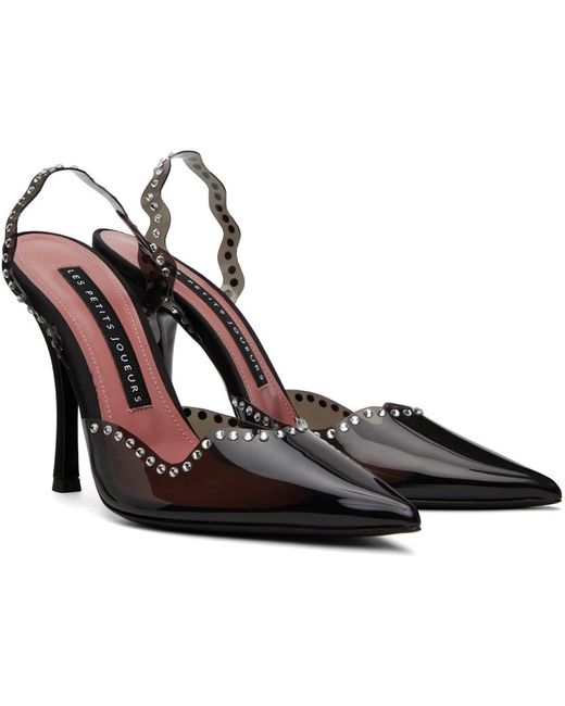 Les Petits Joueurs Jerry Waves ヒール Black