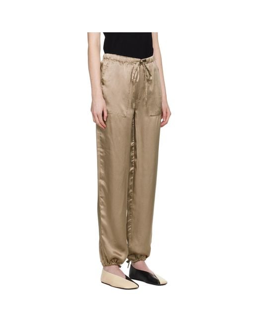 6397 Natural Drawstring Reversible Trousers