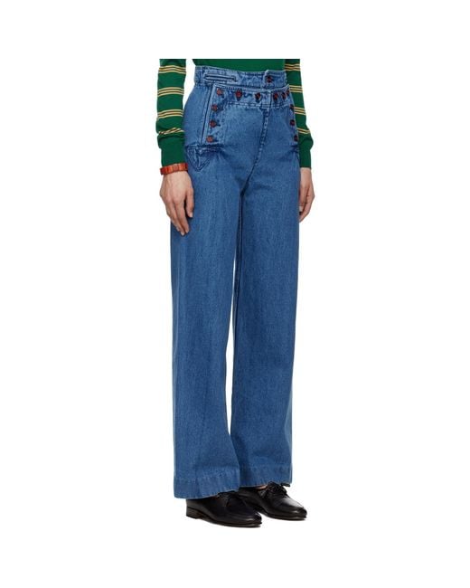 Bode Blue Sailor Jeans