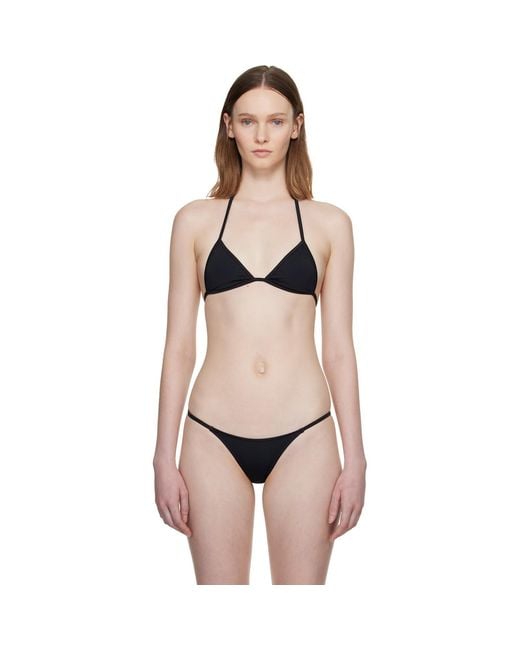 Paloma Wool Black Adina Bikini Top