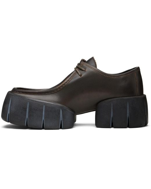 DIESEL Black D-Tex Wb Derbys for men