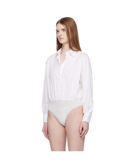 Max Mara White Mxmaere Bodysuit