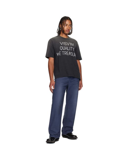 Visvim Black Jumbo T-Shirt for men