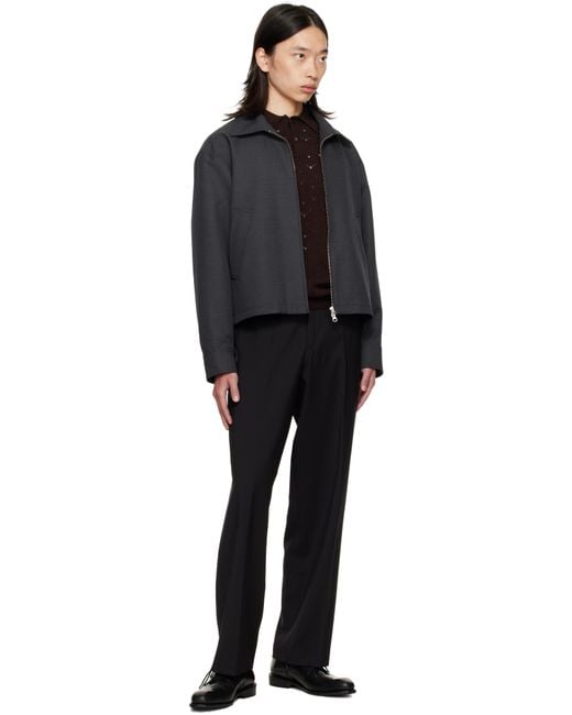 mfpen Black Mail Jacket for men