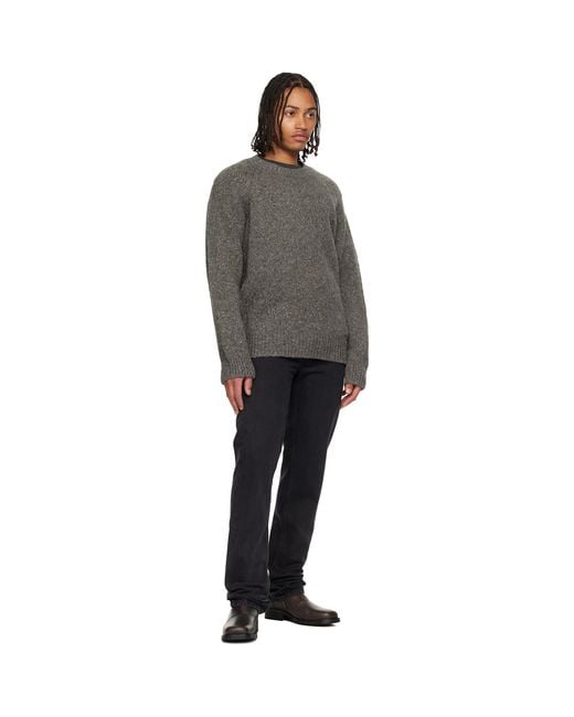 A.P.C. Black Harris Sweater for men