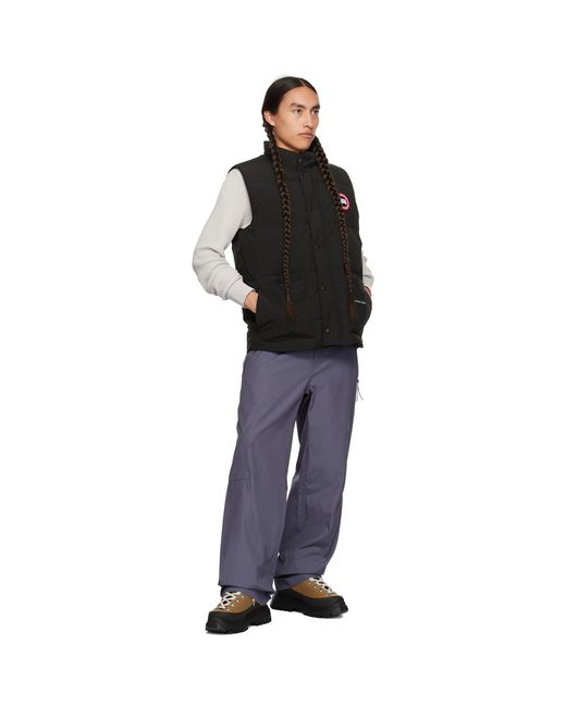 Canada Goose Black Freestyle Down Vest for men