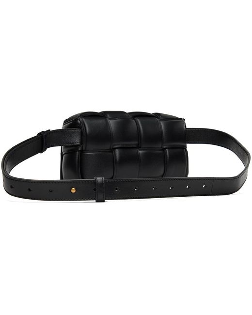 Bottega Veneta Black Small Cassette Belt Bag