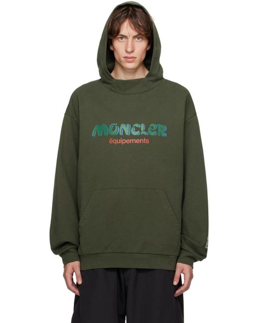 Moncler Genius 5 Moncler Salehe Bembury Printed Hoodie in Green for Men |  Lyst UK