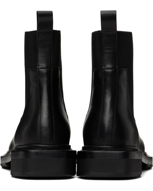 Rick Owens Black Hollywood Beatle Cyclops Boots for men