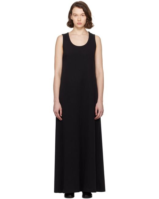 The Row Black Tetzi Maxi Dress