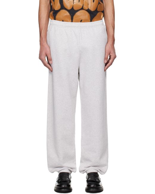 メンズ Acne グレー オーガニックコットン スウェットパンツ White