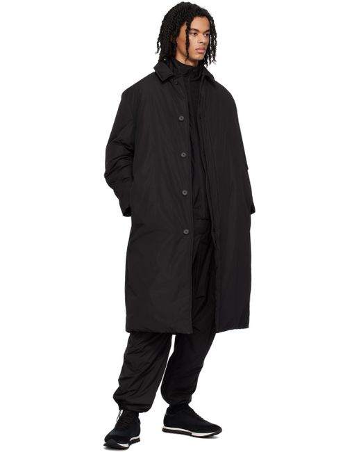 The Row Black Django Coat for men