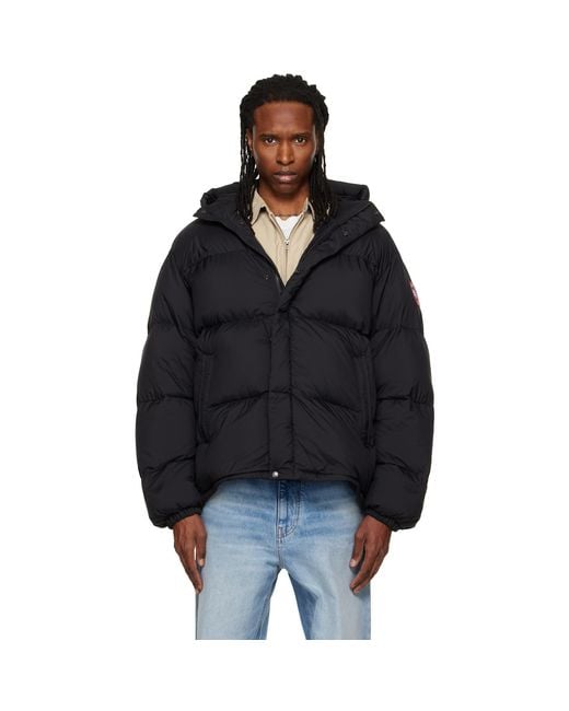 Canada Goose Black Sterling Puffer Down Coat for men