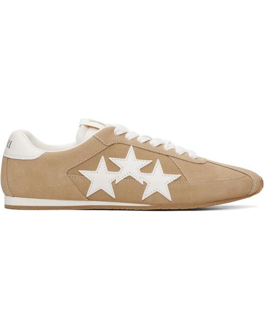 Amiri Black Tan Pacific Flat Sneakers for men