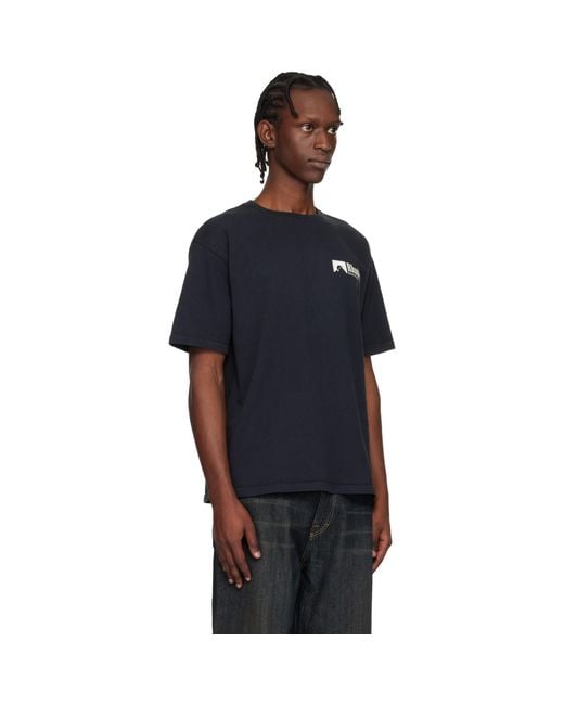 Rhude Black Ramatuelle Intl Racing T-Shirt for men