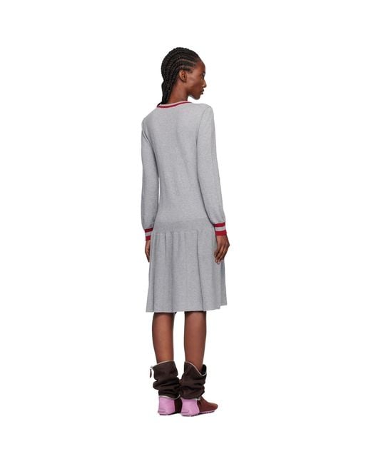 Kiko Kostadinov Black Vivian Jumper Midi Dress