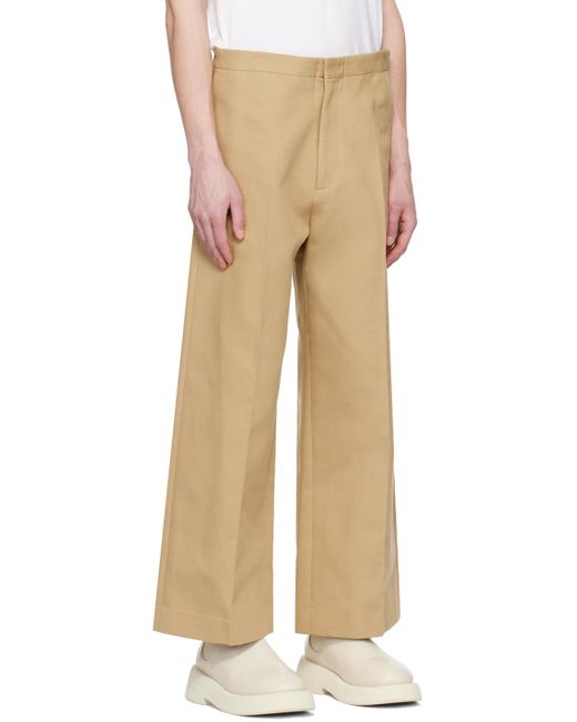 RECTO. Natural Relaxed-fit Trousers for men