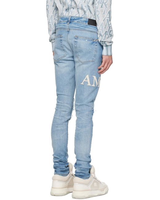 Amiri Blue Indigo Mx1 Jeans for men