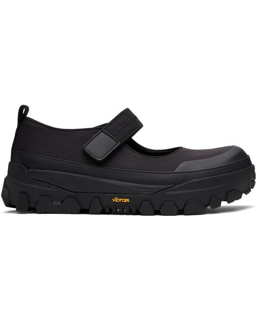 Amomento Black Vibram Mary Jane Ballerina Flats