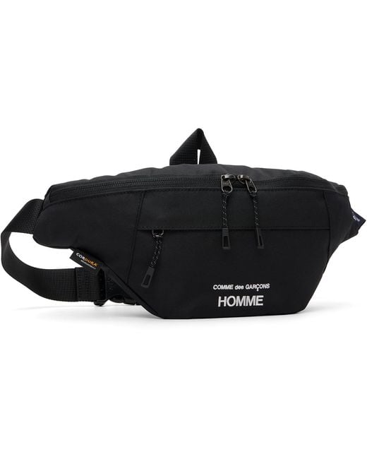 Comme des Garçons Black Cordura Belt Bag for men