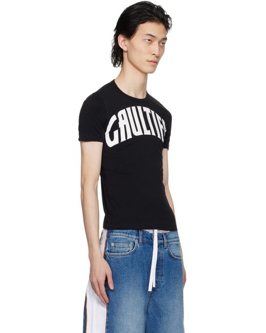 Jean Paul Gaultier Black 'The Gaultier' T-Shirt for men