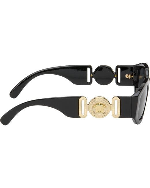 Versace Gray Medusa Biggie Sunglasses for men