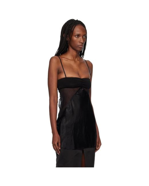 Rick Owens Black Temple Combo Slip Top