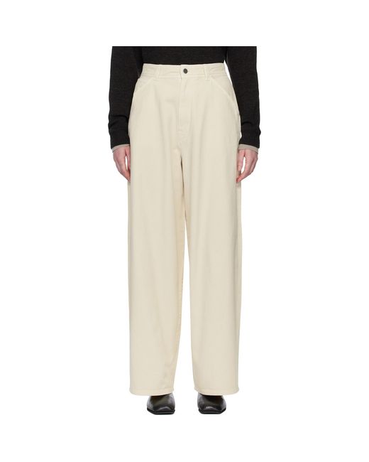 Lemaire Natural Off- Large Jeans