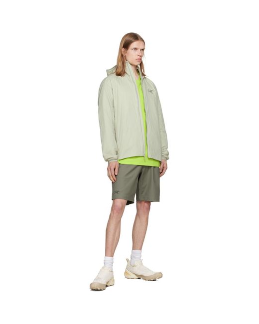 Arc'teryx Green Atom Hoody Jacket for men
