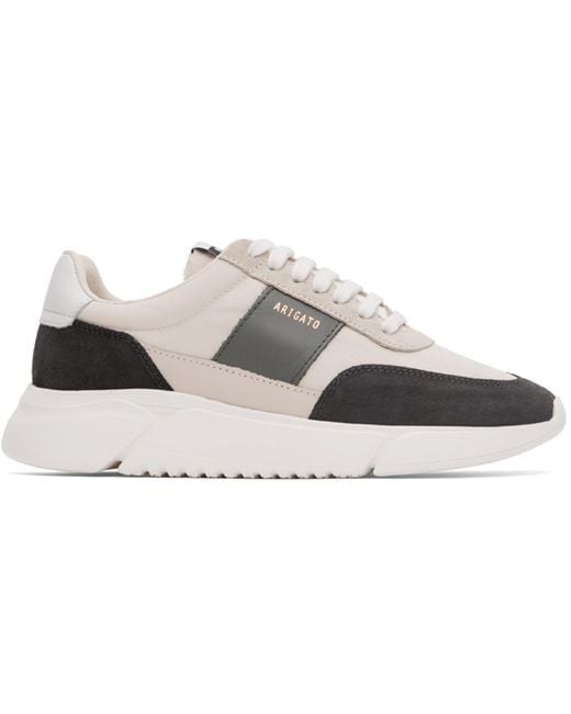 Axel Arigato Black Beige Genesis Vintage Sneakers for men