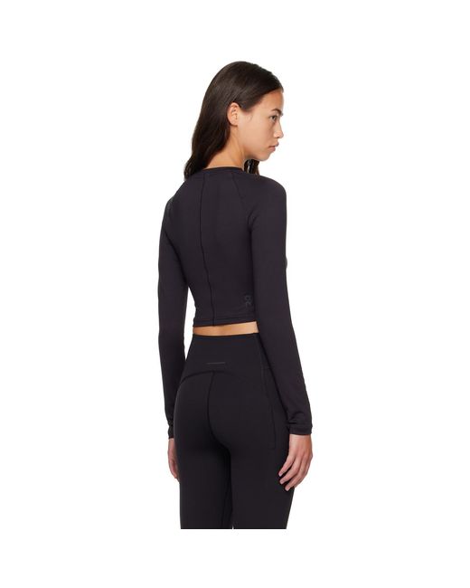 On Shoes Black Studio Lg-T Crop T-Shirt