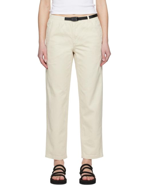 Gramicci Natural Belted Trousers