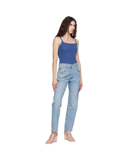 Citizens of Humanity Blue Winslow Boyfriend Long Jeans