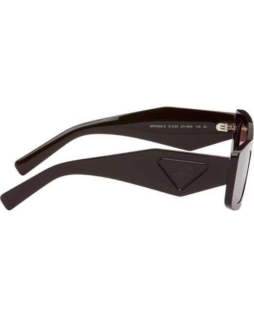 Prada Brown Cat-Eye Sunglasses