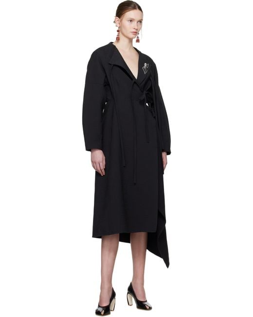 Tory Burch シルバー Swimmer ブローチ Black