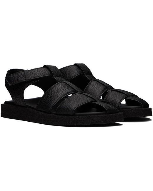 Officine Creative Black Inner 001 Sandals for men