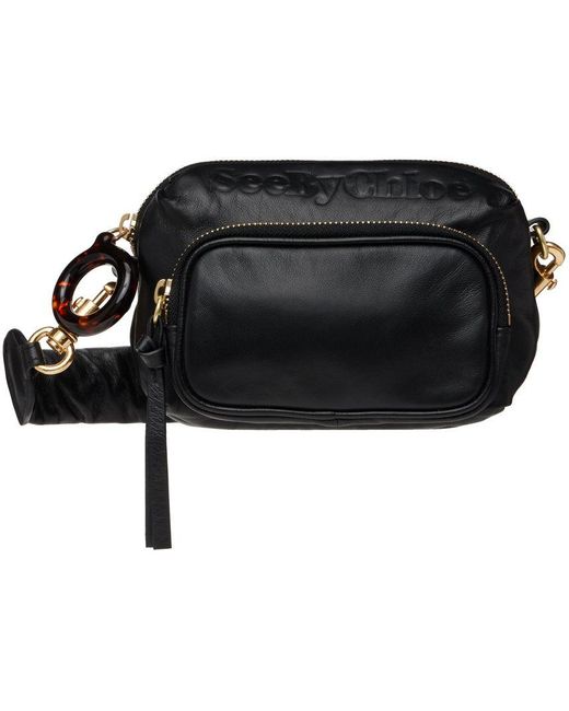 See By Chloé Leather Black Mini Tilly Camera Bag | Lyst
